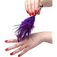 Lunata Plumero de Avestruz erótico- látigo de Plumas- Plumas Sexo- púrpura